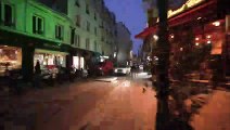 Paris: à deux pas de l'Arc de Triomphe, des migrants hébergés dans un parking