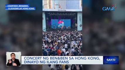 Concert ng Ben&Ben sa Hong Kong, dinayo ng ilang fans | Saksi