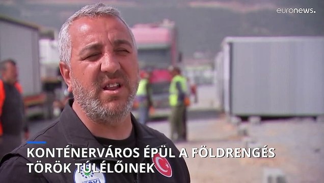 Törökország: konténerváros épül a földrengés túlélőinek