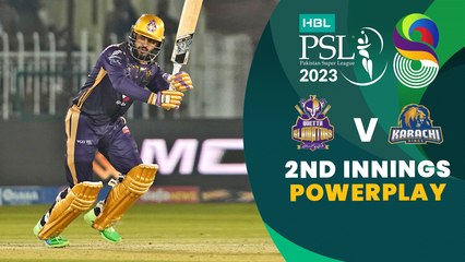 2nd Innings Powerplay | Quetta Gladiators vs Karachi Kings | Match 22 | HBL PSL 8 | MI2T