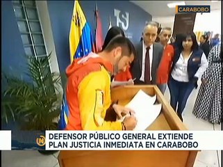 Defensor Público General dio inicio al Plan de Justicia Inmediata en el estado Carabobo