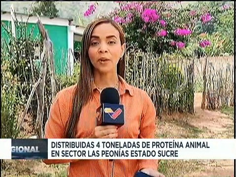 Feria del Campo Soberano distribuyó más de 4 toneladas de alimentos en sector Las Peonías edo. Sucre