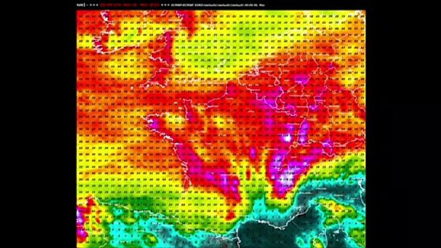 Les cumuls de précipitations du 6 au 12 mars 2023