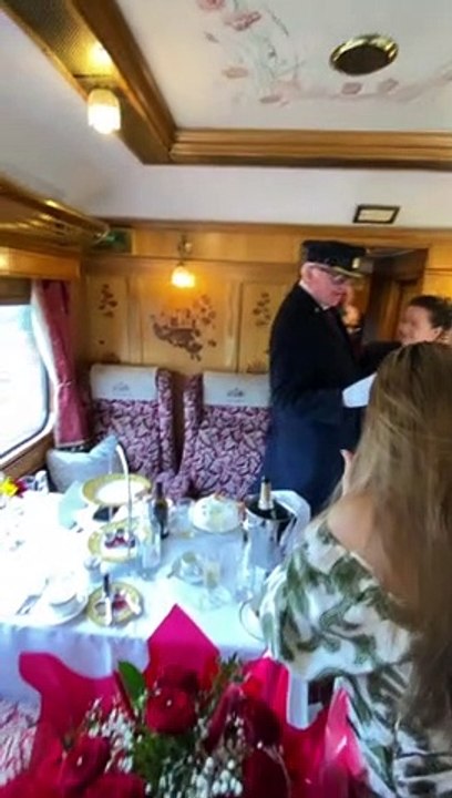 Marriage proposal on a train