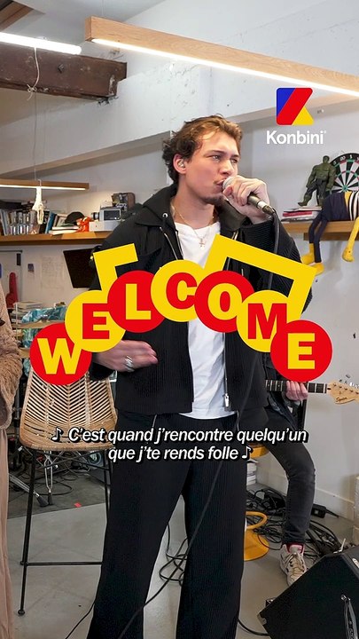 "Welcome" c'est notre nouveau format chez Konbini ! C"est de la musique live dans nos bureaux. Et c'est Georgio notre premier invité qui nous interpréte quelques sons de son nouvel album "Années Sauvages"