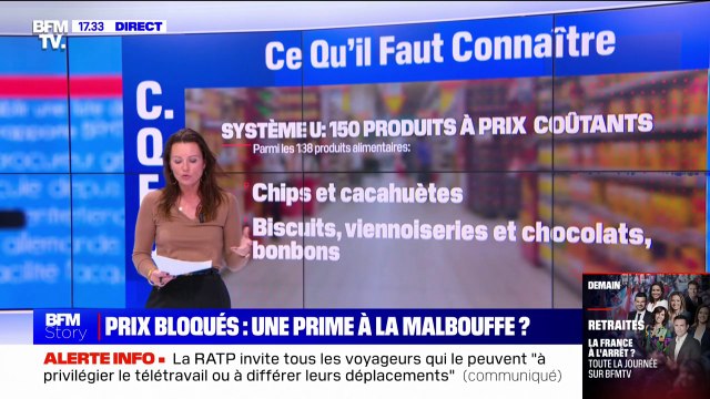 Chips, bonbons, cacahuètes... Des produits à prix bloqués qui posent question