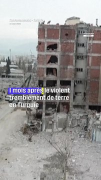 Séisme en Turquie : 1 mois après le tremblement de terre, les images des dégâts sont impressionnantes #shorts