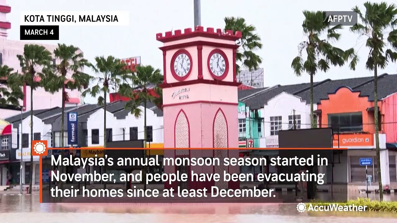 Seasonal floods affect Malaysia