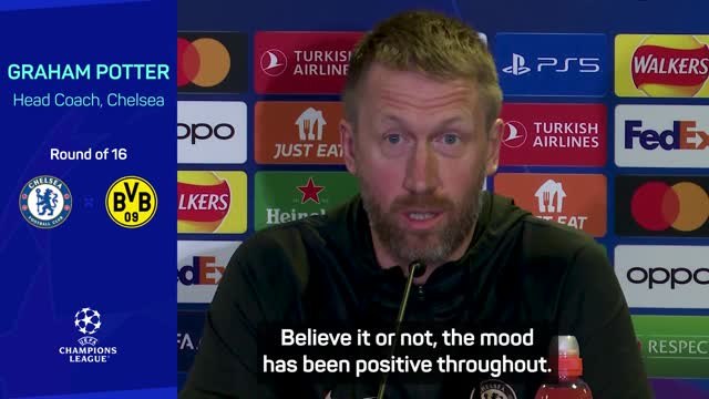 Chelsea's mood 'has been positive throughout' - Potter