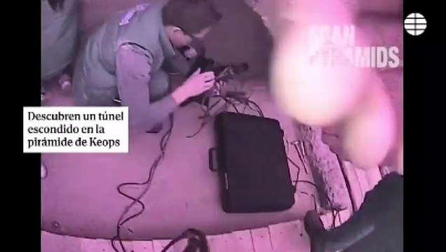 Descubren un túnel escondido en la pirámide de Keops