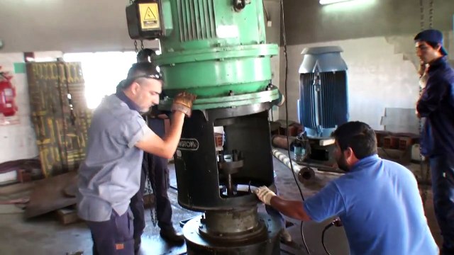 4 de 5.Montaje de Bomba de 4 Etapas y 750m3/h en Cisterna de Agua Potable.Ensenada , Pcia Bs As.