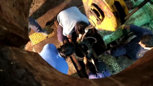 3 de 5. Montaje de Bomba de 4 Etapas y 750m3/h en Cisterna de Agua Potable.Ensenada , Pcia Bs As.