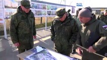 El ministro de Defensa de Rusia, Serguéi Shoigú, visita la ciudad de Mariúpol