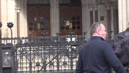 Charles Bronson’s son arrives at Royal Courts of Justice for his father’s parole hearing