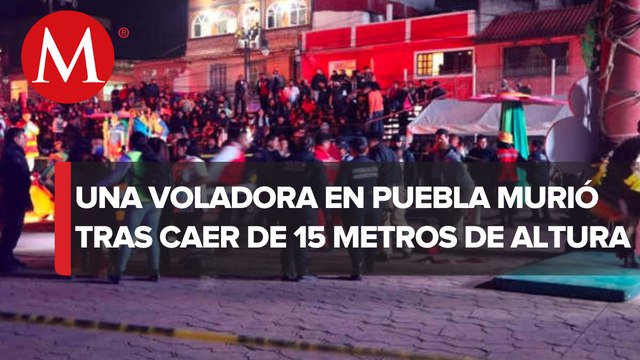 Joven danzante muere al caer de 15 metros de altura durante presentación de Voladores en Puebla