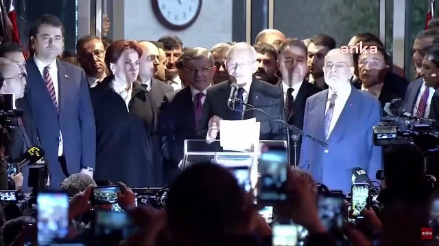 CHP lideri Kemal Kılıçdaroğlu Millet İttifakı'nın cumhurbaşkanı adayı