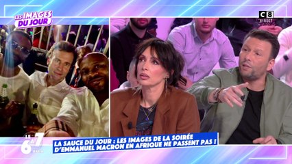 Les images d'Emmanuel Macron en soirée en Afrique ne passent pas !