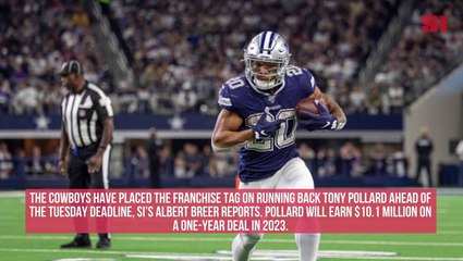 Cowboys Place Franchise Tag on RB Tony Pollard, per Source