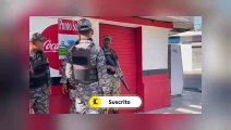 MANIFESTANTES Y POLICÍAS SE ENFRENTAN DURANTE LLAMADO A PARO EN EL CIBAO