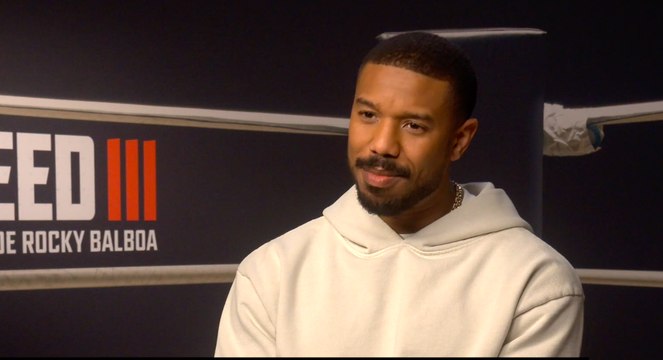 Creed III : Michael B Jordan interview Rocky, Creed 4, Kang, Jonathan Majors