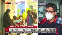 Accidente de tránsito  deja más de 10 heridos en la ruta La Paz-Oruro