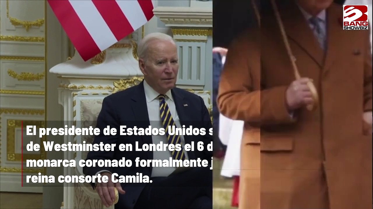 En duda la asistencia de Joe Biden a la coronación de Carlos III