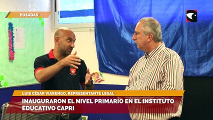 Posadas | Inauguraron el nivel primario en el Instituto Educativo CAPRI