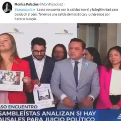 Lasso no cuenta con la calidad moral y la legitimidad para conducir el país. Tenemos una salida democrática y lucharemos por hacerla cumplir.