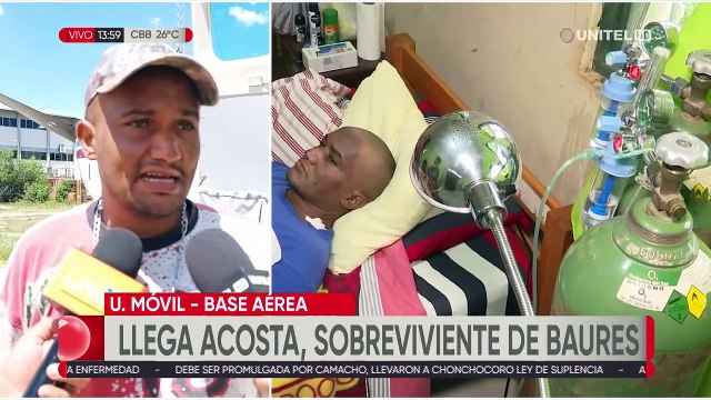 Sobreviviente de la selva tiene gusanos en la piel y complicaciones en su salud; busca atención en Cochabamba