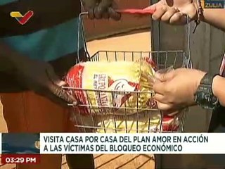 Plan Amor en Acción entregan combos de proteínas en la comunidad El Níspero del estado Zulia