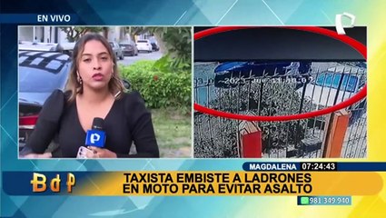 Taxista embiste a ladrones para evitar que lo asalten: señala que Policía no aceptó su denuncia