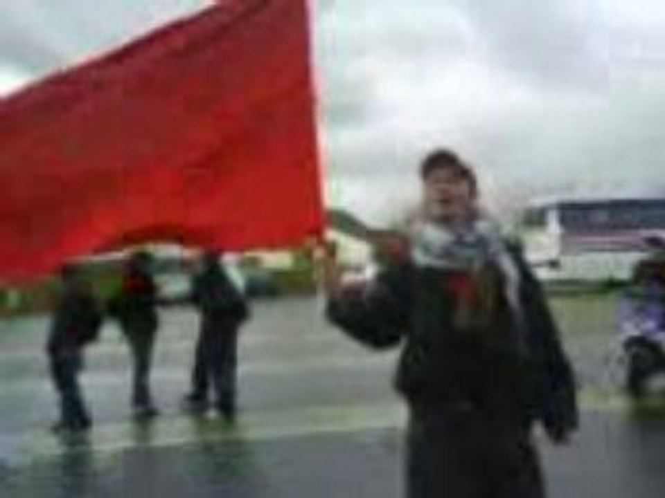 Manifestation lycée Jean Monnet