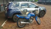 Motocicleta com alerta de furto é recuperada e homem é preso pela GM