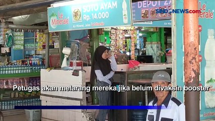 Pedagang di Terminal Purabaya Wajib Vaksin Booster