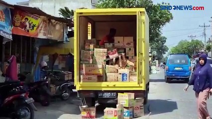 Aksi Bajing Loncat Curi Susu dari Mobil Boks Viral di Media Sosial