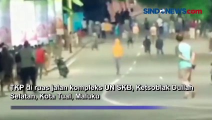 Tertancap Panah di Paha, Wakapolres Tual Tetap Bubarkan Aksi Bentrok Warga