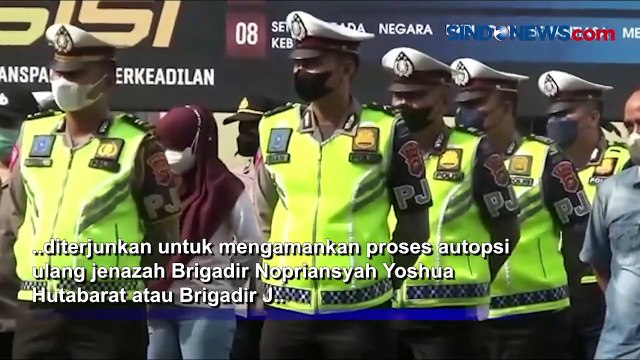 Proses Autopsi Ulang Brigadir J, 358 Personel Gabungan Kepolisian Jambi Diterjunkan