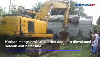 Truk Tronton Tabrak Toko dan Motor di Aceh Tamiang, Pemotor Wanita Terjepit Roda