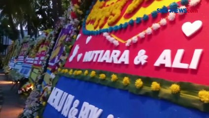 Ratusan Karangan Bunga Hiasi Tempat Resepsi Pernikahan Putri Anies Baswedan, Termasuk dari Presiden Jokowi