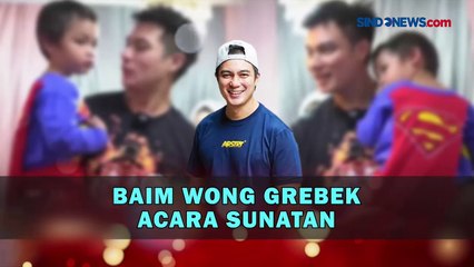 Ajak Kiano Blusukan, Baim Wong Iseng Datangi Pengantin Sunat