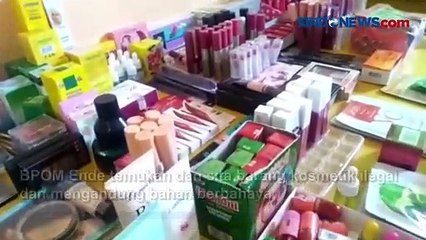 BPOM Ende Sita Ratusan Kosmetika Ilegal dan Berbahaya