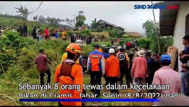 Kecelakaan di Ciamis Rombongan Hajatan dari Majalengka, 8 Orang Tewas