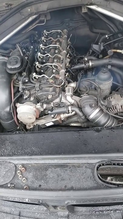 How it sounds BMW M57 diesel engine without intake manifold?