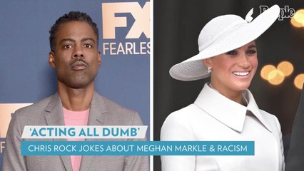 Chris Rock Questions Meghan Markle's 'Racism Claims' Against Royals in Netflix Special