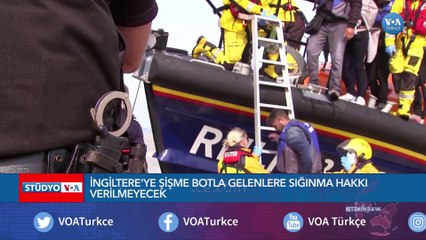 İngiltere'ye Şişme Botla Gelenlere Sığınma Hakkı Verilmeyecek