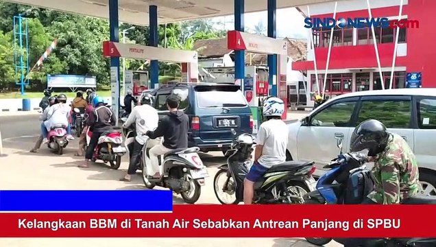 Kelangkaan BBM di Tanah Air Sebabkan Antrean Panjang di SPBU