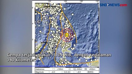 Скачать видео: Gempa Magnitudo 5,2 Guncang Daruba Maluku Utara