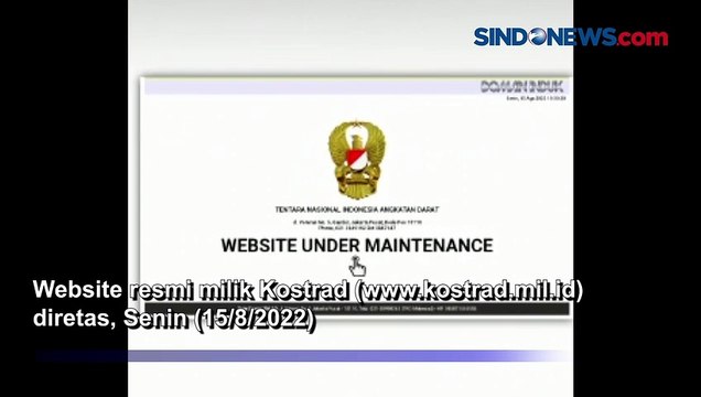 Website Kostrad Diretas Diduga Oleh Indian Cyber Mafia