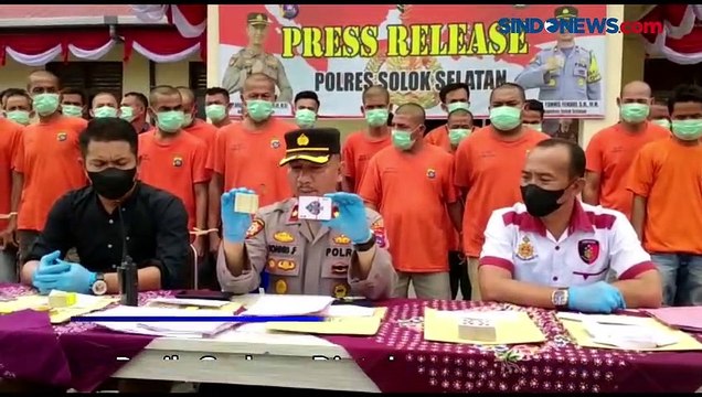 3 Hari, Tim Gabungan Polres Solok Selatan Amankan 26 Pelaku Judi