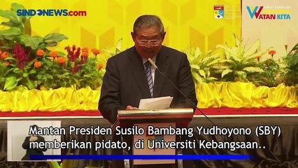 Pidato di Universitas Malaysia, SBY Ajak Pemimpin Dunia Hentikan Perang